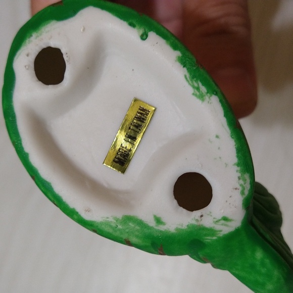 Vintage RARE Bisque Snowman Christmas Ornament Made in Taiwan - Picture 3 of 3